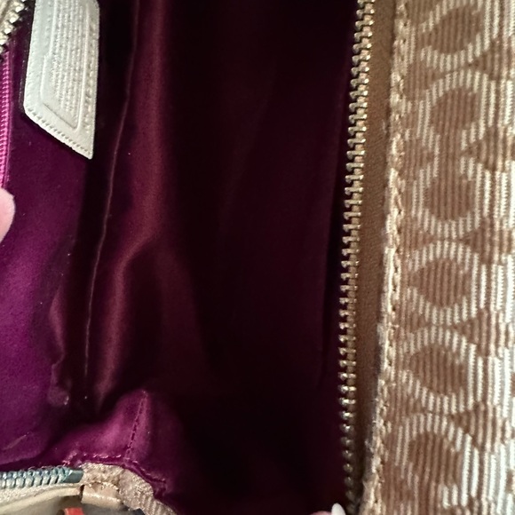 Coach Madison Op Art Needlepont Satchel - Picture 6 of 10